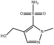 1H-Pyrazole-5-sulfonamide,4-(hydroxymethyl)-1-methyl-(9CI) Struktur