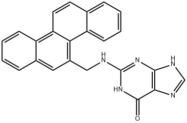 N(2)-((chrysen-5-yl)methyl)guanine Struktur