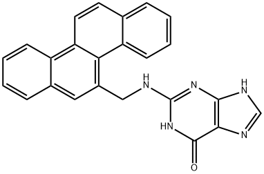 N(2)-((chrysen-5-yl)methyl)guanine Structure