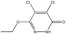 3(2H)-Pyridazinone,4,5-dichloro-6-ethoxy-(9CI) Structure