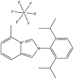 2-(2,6-二异丙基苯基)-5-甲基咪唑并[1,5-A]六氟磷酸吡啶 结构式