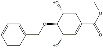 methyl 4-O-benzyl-3-epishikimate 结构式
