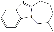 6H-Azepino[1,2-a]benzimidazole,7,8,9,10-tetrahydro-9-methyl-(9CI) Structure