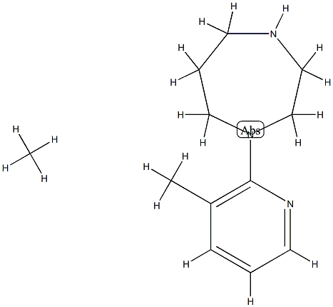 1-(3-Methyl-pyridin-2-yl)-[1,4]diazepane, acetate Structure
