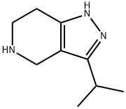 3-isopropyl-4,5,6,7-tetrahydro-1H-pyrazolo[4,3-c]pyridine(SALTDATA: 2HCl),1177284-02-4,结构式