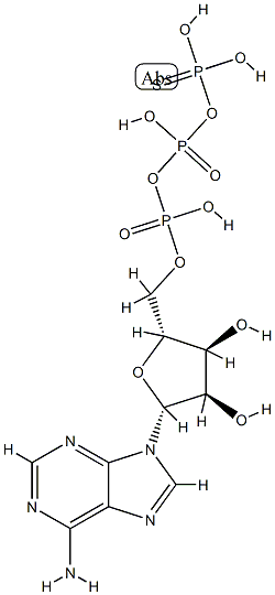 alpha-thioadenosine triphosphate Structure