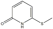 2(1H)-Pyridinone,6-(methylthio)-(9CI) Struktur
