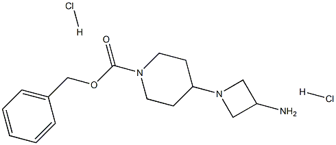 (1-CBZ-PIPERIDIN-4-YL-AZETIDIN-3-YL)-AMINE-2HCl 结构式