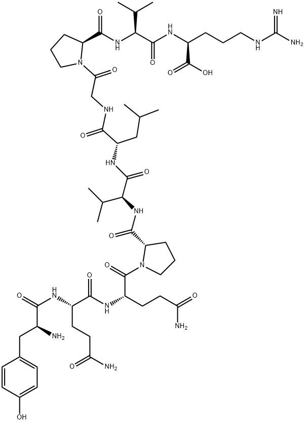 beta-casokinin 10 Struktur