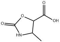 5-Oxazolidinecarboxylicacid,4-methyl-2-oxo-(9CI) Structure