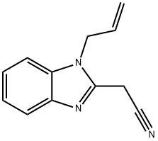 1H-Benzimidazole-2-acetonitrile,1-(2-propenyl)-(9CI) Struktur