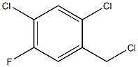 1,5-dichloro-2-(chloromethyl)-4-fluorobenzene Structure