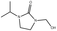 2-Imidazolidinone,1-(hydroxymethyl)-3-(1-methylethyl)-(9CI) Struktur