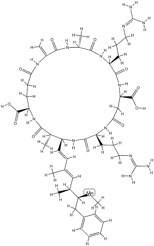 toxin III, cyanobacterium,118389-25-6,结构式