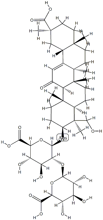 甘草皂苷G2,118441-84-2,结构式