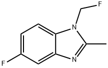 1H-Benzimidazole,5-fluoro-1-(fluoromethyl)-2-methyl-(9CI) Structure