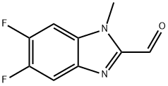 1H-Benzimidazole-2-carboxaldehyde,5,6-difluoro-1-methyl-(9CI) Struktur