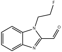 1H-Benzimidazole-2-carboxaldehyde,1-(2-fluoroethyl)-(9CI) 结构式