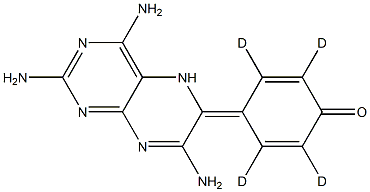 4-Hydroxy Triamterene-d4 化学構造式