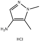 1,5-diMethyl-1H-pyrazol-4-aMine hydrochloride (SALTDATA: HCl), 1185302-88-8, 结构式