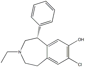 (5R)-2,3,4,5-Tetrahydro-8-chloro-3-ethyl-5α-phenyl-1H-3-benzazepin-7-ol|