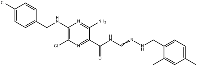 5-(N-4-chlorobenzyl)-N-(2',4'-dimethyl)benzamil,118573-60-7,结构式