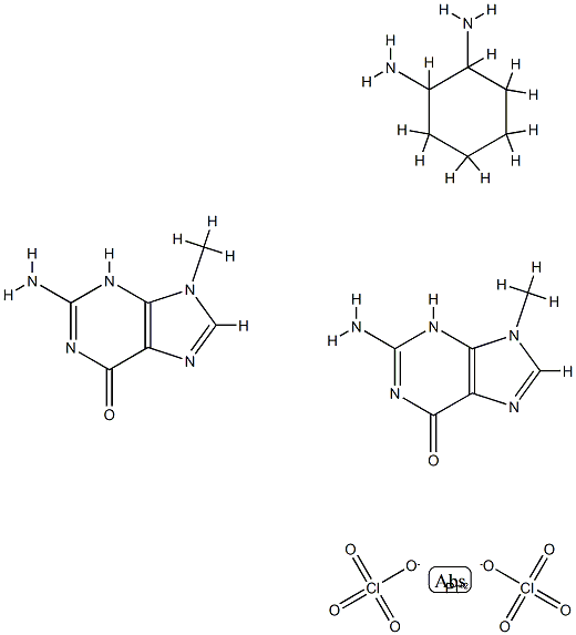 cyclohexyldiamine-9-methylguanine platinum IV,118574-84-8,结构式
