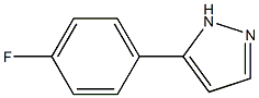 5-(4-FLUOROPHENYL)-1H-PYRAZOLE,1185742-22-6,结构式