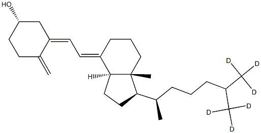 维生素 D3-D6, 118584-54-6, 结构式