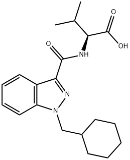 AB-CHMINACA metabolite M2 化学構造式
