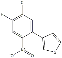 1185916-54-4 3-(5-Chloro-4-fluoro-2-nitrophenyl)thiophene