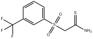 2-{[(3-TRIFLUOROMETHYL)PHENYL]SULPHONYL}ETHANETHIOAMIDE,1186194-72-8,结构式