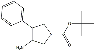tert-butyl 3-amino-4-phenylpyrrolidine-1-carboxylate, 1187173-17-6, 结构式