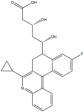 Pitavastatin Dihydrobenzophenanthridine Struktur