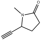 2-Pyrrolidinone,5-ethynyl-1-methyl-(9CI) 结构式
