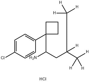 DidesMethyl SibutraMine-d7 Hydrochloride 结构式
