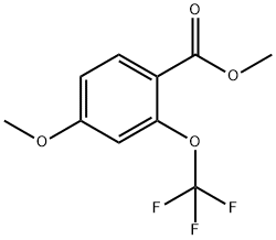 methyl 4-methoxy-2-(trifluoromethoxy)benzoate Structure