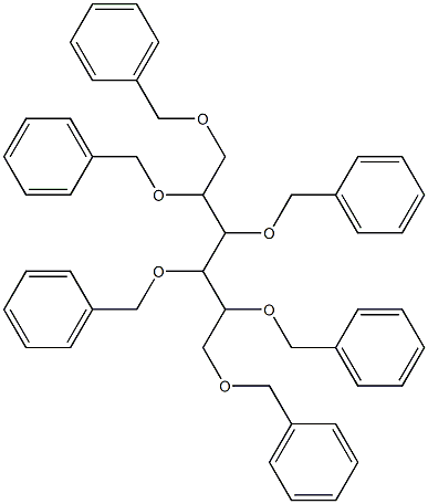 1,2,3,4,5,6-Hexabenzyloxy-hexane Struktur