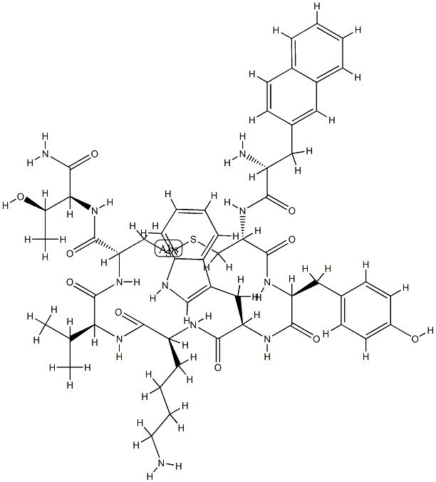 lanreotide Structure