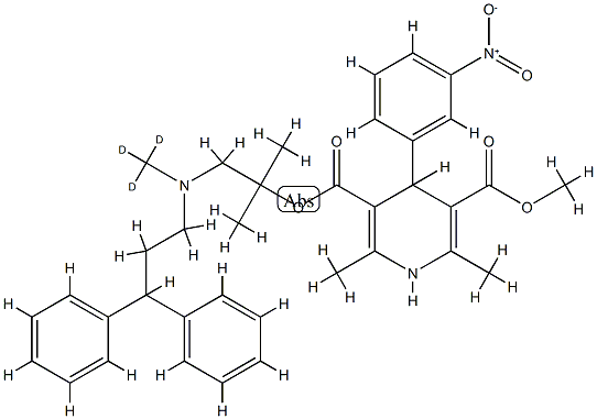 Lercanidipine-d3 Struktur