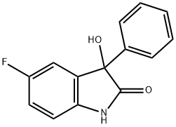 5-Fluoro-3-hydroxy-3-phenyl-2-oxindole 结构式