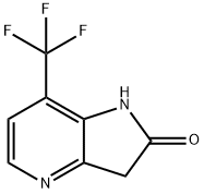 7-TrifluoroMethyl-4-aza-2-oxindole Structure