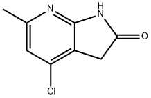 4-Chloro-6-methyl-7-aza-2-oxindole,1190322-27-0,结构式