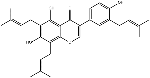 オイクレノンB1 化学構造式