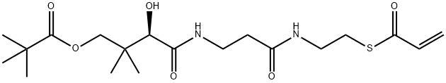acryl-S-pantetheine-11-pivalate 结构式