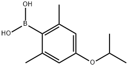 2,6-二甲基-4-异丙氧基苯硼酸 结构式