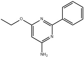 4-Pyrimidinamine,6-ethoxy-2-phenyl-(9CI) Struktur