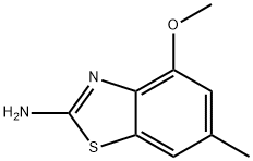 2-Benzothiazolamine,4-methoxy-6-methyl-(9CI) Structure