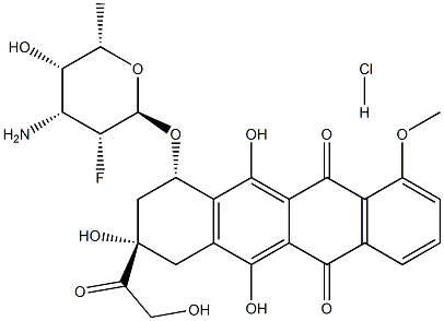 119288-23-2 7(O)-(3-amino-2,3,6-trideoxy-2-fluorotalopyranosyl)adriamycinone