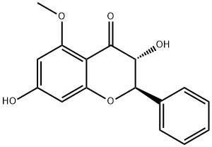 短叶松素-5-甲醚 结构式